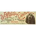 thumbnail image 2 of Vintage Apple Collection 32x14 Black Ornate Wood Framed with Double Matting Museum Art Print Titled - Exposition Canine Dachshund, 2 of 4