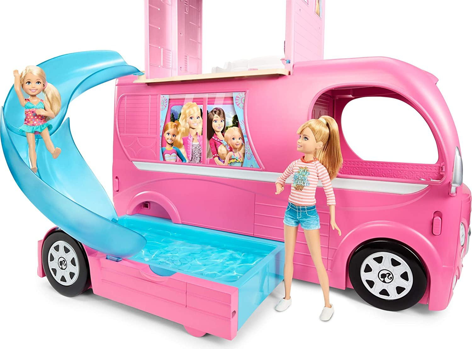 Gehoorzaam Wat kampioen Barbie Pop-Up Camper Vehicle - Walmart.com