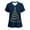 Q-Multicolor#fun scrub tops for women, variant on Womens Christmas Scrub Tops V-Neck Short Sleeve Working Uniform Xmas Tree Print Nurse Uniform Stretchy Holiday Tunic Blouse with Pockets Christmas on Sale Multicolor XL