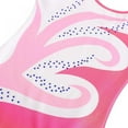 thumbnail image 5 of SILVERCELL Girls Rhinestone Sleeveless Dance Outfits Set 3 Piece Gymnastic Leotard Athletic Short with Hairband Dancewear,5-12Y, 5 of 9