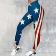 thumbnail image 2 of Siilsaa 4th of July Leggings for Women Womens Clothes Leggings Independence Day Print Leggings Women Casual Pants Dark Blue,XL, 2 of 5