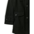 thumbnail image 4 of Hat and Beyond Mens Wool-Blended Double Breasted Pea Coat with Vertical and Horizontal Pockets, 4 of 6