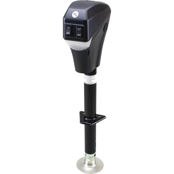 Lippert 285318 Black 3500 lb. Capacity Electric 18" Stroke RV Tongue Jack