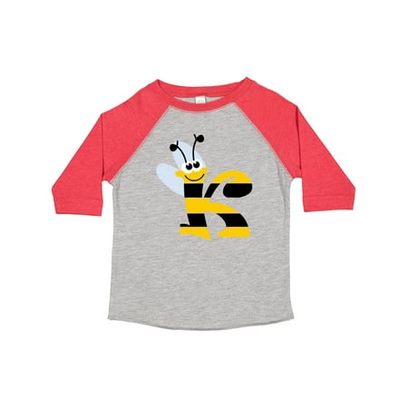 

Inktastic Cute Bee Initial K Gift Toddler Boy or Toddler Girl T-Shirt