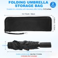 thumbnail image 3 of Uxcell 2-Pack Bolsas Húmedas para Paraguas, 4.9" x 14.17" Funda de Paraguas Portátil Impermeable para Viajes, Hogar y Exterior [Negro y Gris], 3 of 7