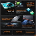 thumbnail image 2 of Laptop Gamer Thunderobot 911X Intel Core I5 13420H  RTX 5050 15.6'' FHD 165Hz 16GB RAM 512GB SSD Gris, 2 of 9