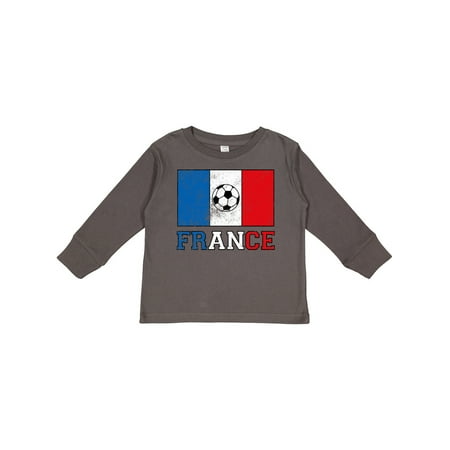 

Inktastic French Soccer Gift Toddler Boy or Toddler Girl Long Sleeve T-Shirt