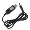 thumbnail image 1 of Cable convertidor de línea elevadora QC3.0 USB a 12 V 5,5 x 2,1 mm para enrutador WiFi LED, 12 V, 1 of 5