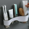 thumbnail image 5 of Bwomeauty Kitchen & Pantry Storage,Hanging Toothbrush Holder Toothbrush Holder Wall Mounted Toothbrush Holder For Bathroom And Vanity on Clearance, 5 of 5