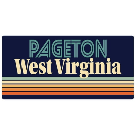 

Pageton West Virginia 5 x 2.5-Inch Fridge Magnet Retro Design