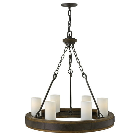 

Fredrick Ramond Fr48436 6 Light 1 Tier Chandelier From The Cabot Collection - Rustic Iron