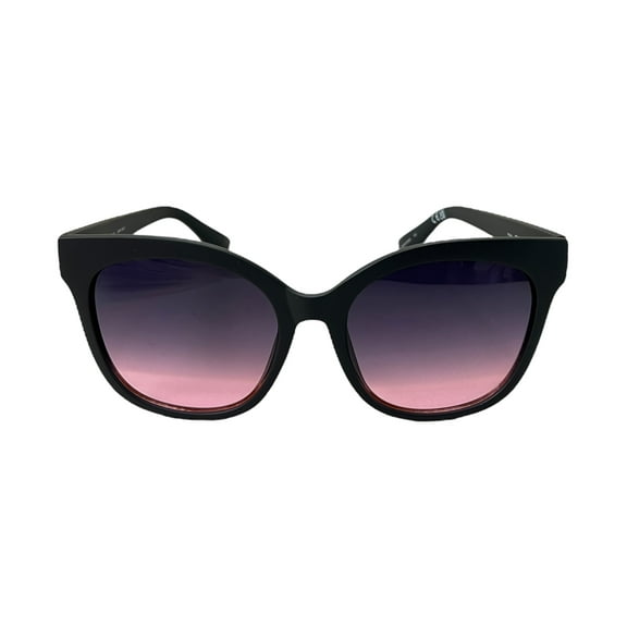Quay Australia It's My Way Sunglasses Matte Black Pink Fade