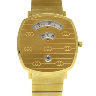 GUCCI ゴールド アナログ腕時計 セット Gucci Men's Classic 142 Series Quartz 41mm Watch YA142205