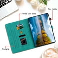 thumbnail image 5 of XYX for Redmi Pad 10.61 inch Case, PU Leather Slim Folio with Multi-Angle Stand - Green Lily Flower, 5 of 7