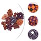 thumbnail image 3 of 10Pcs Halloween Pumpkin Hair Scrunchies Hair Elastic Scrunchy Ties Ropes, 3 of 3
