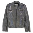 thumbnail image 1 of Chaqueta de cuero holográfica Mighty Company para mujer multicolor mediana, 1 of 1