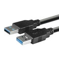 thumbnail image 2 of 1feet USB 3.0 A Male to A Male Cable Cord Lead Black and Blue, 2 of 3