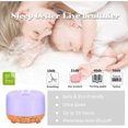 thumbnail image 3 of Essential Oil Diffusers, 500ml Ultrasonic Aromatherapy Diffuser with Remote Control, Waterless Auto Shut-off Humidifier Diffuser with 4 Timer and 7 Co, 3 of 4