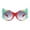 Green Red, variant on Toddlers & Little Girls Sunglasses Round Kitty Cat Rhinestones UV400 Red Purple
