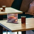 thumbnail image 4 of SHISUYAN Sign Holder Transparent and Easy to Use Sign Stand Signs Display Frame Acrylic Table Sign Holder for Menus Flyers and Photos (A5 Horizontal Style), 4 of 9