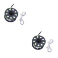 thumbnail image 4 of Soidarity Carrete de buceo, carretes de 30 m, accesorios para deportes al aire libre con gancho de seguridad Negro 2piezas Soidarity CBP218332, 4 of 6