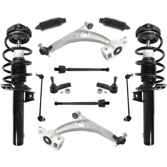 Front Struts Lower Control Arms Tie Rods & Links For Volkswagen CC 2009-2017