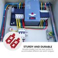 thumbnail image 1 of Mobutofu 2Ensemble Dispositif de Verrouillage Panneau Électrique Plastique Rouge pour Travaux d'Entretien, 1 of 7