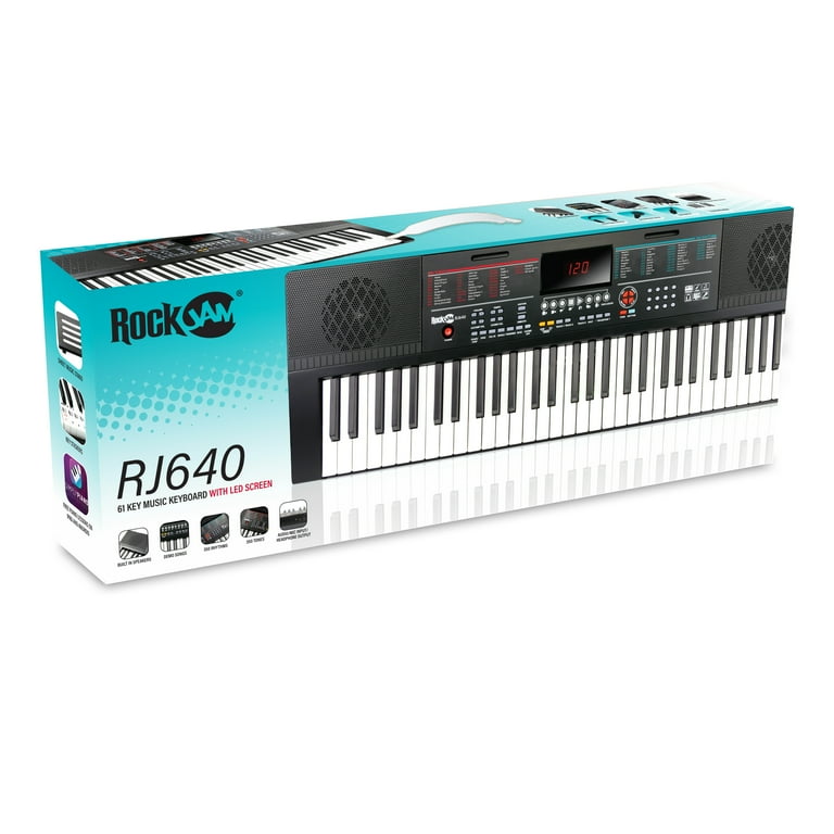 Amazon.com: RockJam 61 Key Keyboard Piano With LCD Display