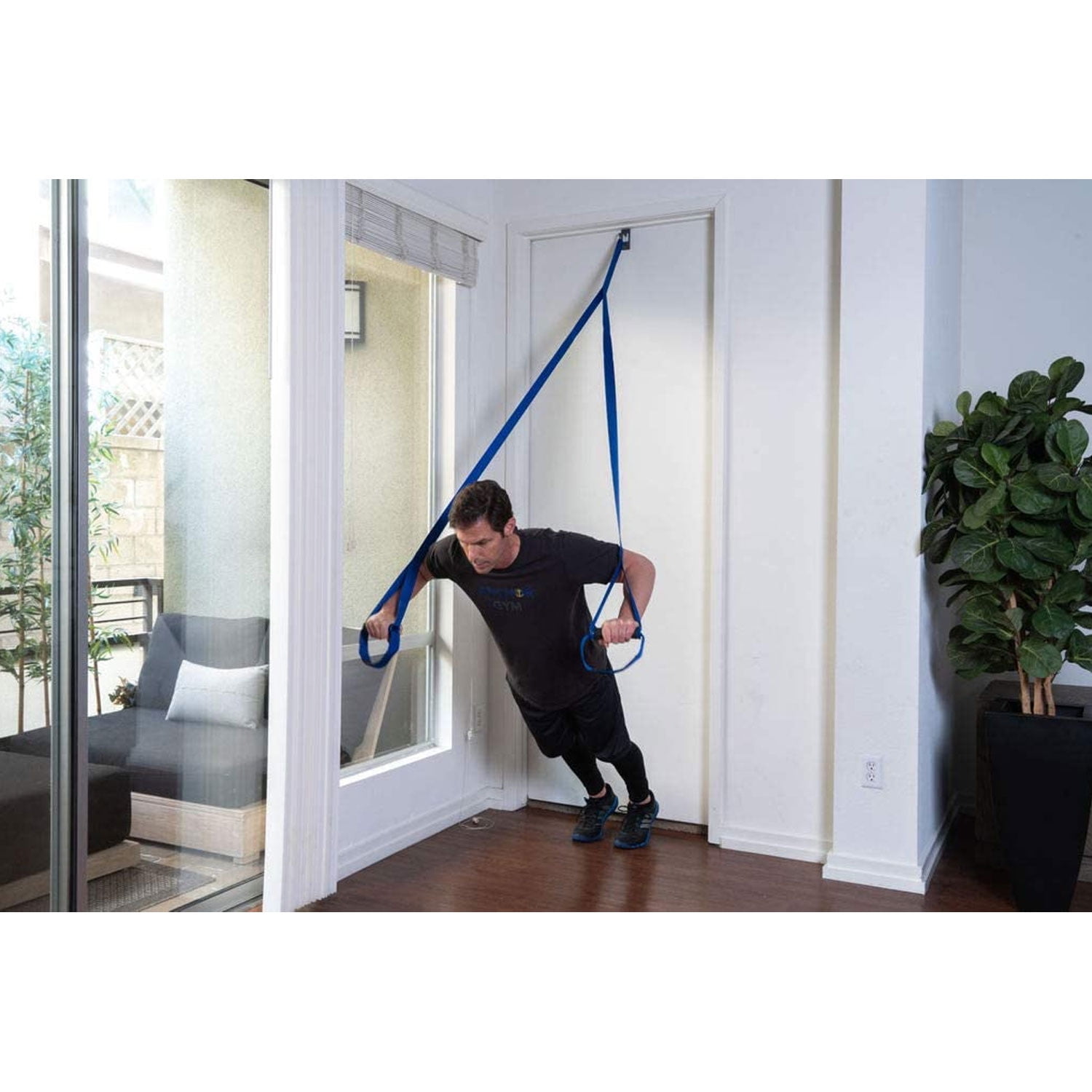 Anchor Gym Mini Steel Door Mount for Resistance Bands and Strength Training