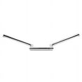 thumbnail image 4 of Krator Z Bars Replacement Handlebars Custom Bobber Harley Triumph Chrome 1 Inch Zee Zed Compatible with Harley Davidson Softail Heritage Classic, 4 of 5