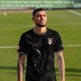 thumbnail image 4 of Zimjoy Mexico Soccer Jersey for Men Short Sleeve Training Shirt Breathable Sport Casual T Shirt for Soccer Fans Red L, 4 of 8