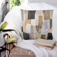 thumbnail image 3 of Pillow Covers 20x20 Set of 2, Vintage Boho Throw Pillow Covers Decorative Couch Cushion Cover, Abstract Retro Oil Painting Geometric Microfiber Soft Square Pillowcases for Bedroom Living Room Sofa, 3 of 7