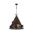 thumbnail image 3 of Meyda Tiffany 15381 4 Light 24" Wide Pendant - Bronze, 3 of 3