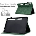 thumbnail image 2 of Allytech Case for Samsung Galaxy Tab S8 2022 & Tab S7 2020 Case, PU Leather Stand Multi-Angle Vieiwng Stand Smart Card Slots/ Pen Holder Wallet Case for SM-X700/ X706/ T870/ T875/ T878, Green, 2 of 10