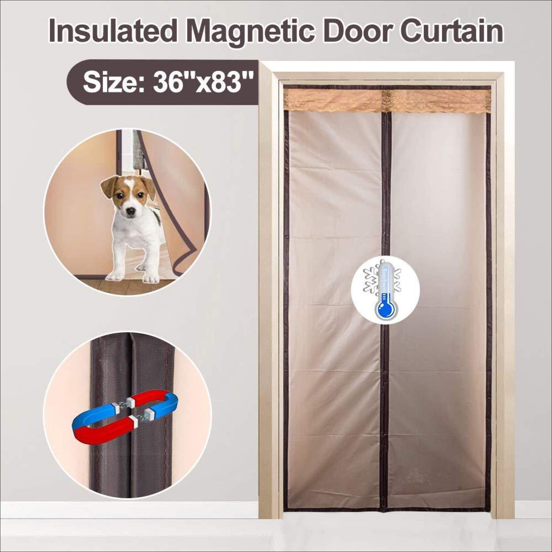 Magnetic Thermal Insulated Door Curtain Enjoy Your Cool Summer And Warm