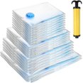 thumbnail image 1 of 20Pcs Vacuum Compression Bag Vacuum Bags For Clothes With Pump, 10 Pieces Sets 4 Different Sizes, Vacuum, 1 of 5