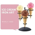thumbnail image 5 of Iron Ice Cream Stand Cone Reusable Display Holders Ice Cream Rack for Restaurant Sushi Candy Shop Party Birthday Wedding, 5 of 8