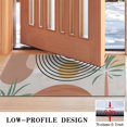 thumbnail image 3 of Orange Boho Geometric and Plant Pattern (2) Door Rugs,Washable Non Slip Door Mats Indoor,Decorative Door Mats,Entry Mat Indoor for Entrance,Bedroom,Kitchen,Bathroom,17"x30", 3 of 6