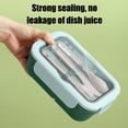 thumbnail image 5 of Nkmbld Lunch Box for Women, Large Capacity Lunch Box with Cutlery, All-in-One Portable Bento Box Leak-Proof Food Containers, BPA-Free, Microwave Safe, 5 of 8