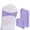 Light Purple, variant on 100PCS Spandex Stretch Chair Sashes Bows Elastic Chair Cover Bands Ties with Buckle Slider