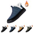 thumbnail image 4 of NOKIO Plush Warm Cotton Shoes Wear And Anti Slip Snow Boots Five Finger Cotton Shoes Outdoor Sports Shoes Men's And Women's Hiking Shoes Men'S Insulated Fashion Boots, 4 of 5