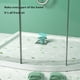 thumbnail image 3 of Desodorante Drenaje De Piso Plástico Tpr Cortable 4 Desagües Drenaje De 360 ​​​​Grados Drenaje De Ducha Colector De Cabello Para Baño Lavabo De Mano Azul seitruly HA025377-02, 3 of 5