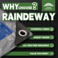 thumbnail image 2 of Lona Raindeway, 366 x 366 cm, 5,5 mm, impermeable, plata y azul, 2 of 9
