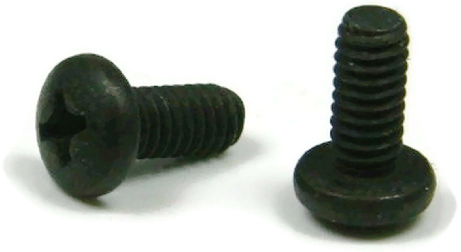 Black Oxide Stainless Phillips Pan Head Machine Screw  1/4-20 x 3/4 Qty 25 