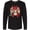 AB-Black, variant on Inktastic Dragon Holding Dice Christmas Lights Long Sleeve T-Shirt