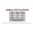 thumbnail image 2 of Comfy Feet Monkey Animal Feet Slippers, 2 of 2