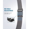 thumbnail image 7 of FAIRWIN Ratchet Belt for Men Nylon Web Work Belt with Automatic Buckle,Gray,Waist 28"-34", 7 of 7
