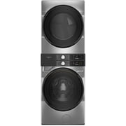Whirlpool Smart Front Load Laundry Tower 4.5 Cu. Ft. Washer and 7.4 Cu. Ft. Electric Dryer with UV Clean Technology.