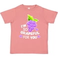 thumbnail image 3 of Inktastic Im So Grapeful For You with Cute Grapes Boys or Girls Toddler T-Shirt, 3 of 5