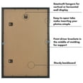 thumbnail image 6 of Americanflat 16x24 Poster Frame with Polished Plexiglass Soho Collection Gallery Style Deep Molding - Black, 6 of 7